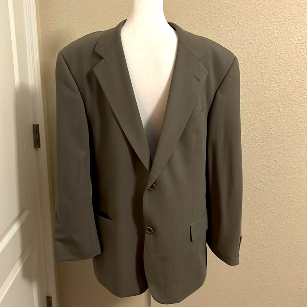 Hugo Boss DaVinci Lucca Blazer Suit Jacket Size 42R Virgin Wool Super 100
